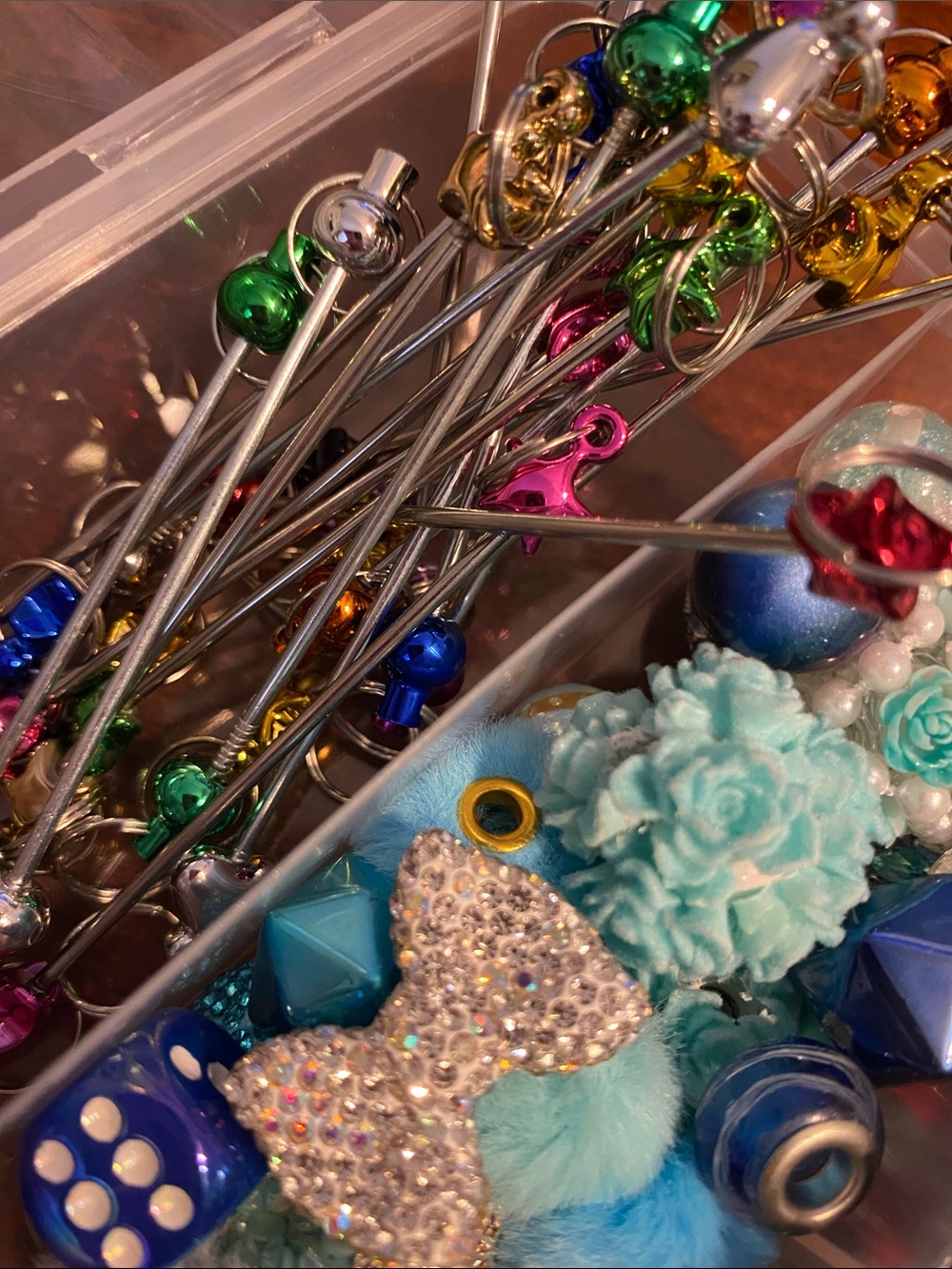 Bead Bundle Keychain Bag charm kit New - Picture 10 of 17